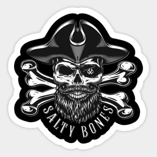 Skull Salty Bones Sticker